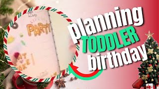 Planmas Day 6- Using Happy Planner Daily sheets to plan out a toddler’s birthday party!