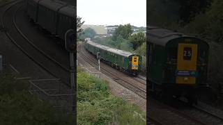 1001 Hastings Thumper Unit powering past Spondon Curve #hastings #1001 #thumper #trains #shorts