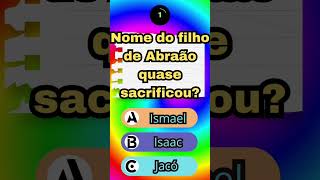 Quiz bíblico . #quiz #biblia #perguntaserespostas #conhecimentosgerais