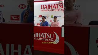 INDONESIA MASTERS 2024 DAY 3: LEO/DANIEL BAKAL BERJUANG PERTAHANKAN GELAR JUARA