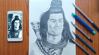 how to draw mahadev || time laps || @souravjoshivlogs7028 @shivjiarts