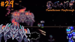 Underrated Flamethrower! Terraria Calamity Deathmode Flamethrower Playthrough #29