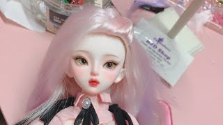 How to make BJD goat wigs - Cách làm tóc lông dê