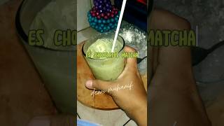 es chocolatos matcha #foodblogger #makananseharihari #resep #shortvideo #shorts #minumankekinian