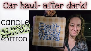 Bath & Body Works candles GLITCH - car haul after dark