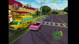 Let's Play Some Simpsons Hit and Run Raw Stream Footage Part 1