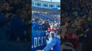 Lamar Jackson fight breaks out in college rivalry game. #ravens #baltimoreravens #nfl