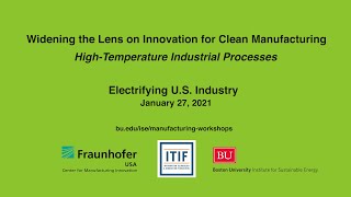 Innovation for Clean Manufacturing: Electrifying U.S. Industry