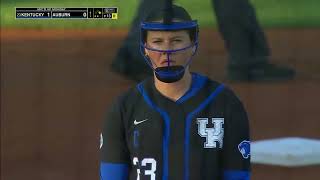 #23 Kentucky vs Auburn | Full College Softball 04/23/2024