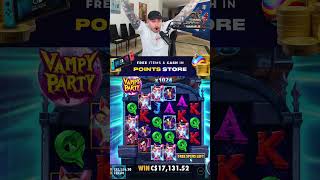 INSANE MAX WIN ON VAMPY PARTY🤑 #casino #gamdom #gambling #bigwin #slots #wrewards #cryptocasino