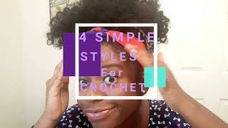 4 QUICK and EASY Crochet Styles