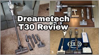 Dreametech Dreame T30 Cordless Stick Vacuum Review + Dyson 15 Detect Comparison