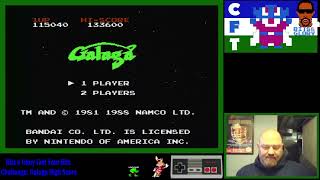 Galaga (NES) Test Your Bits High Score 194,260