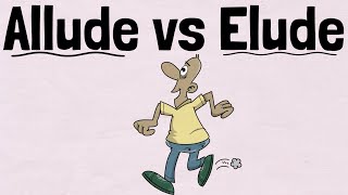 Allude vs Elude - English Speaking Practice