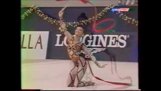 Alina KABAEVA (RUS) ribbon - 2000 Europeans Zaragoza EF