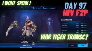 New Transcended : War Tiger. day 97 inv f2p (Marvel Future Fight)