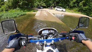 Yamaha XT225 Solo Vlog, Cooling Off In Creeks