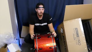 Unboxing the Alesis Strike PRO SE and making a mess