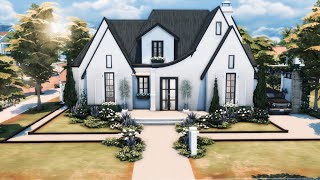 ✨ ONE STORY COTTAGE - Casa Cottage - Sims 4 -Speed Build + CC Links