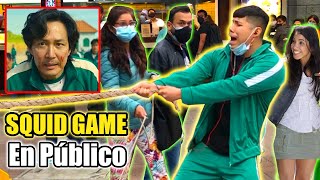 EL JUEGO DEL CALAMAR  EN LA VIDA REAL (En público)