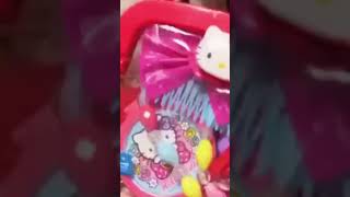 Unboxing Hello Kitty Hair Accessories in Fashionable Pouch | asmr #highlights