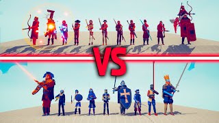 SWORDS TEAM vs ARCHERS TEAM - Totally Accurate Battle Simulator TABS