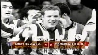 EPL 1998 Sheffield Wednesday 2 vs Manchester United 0 at Hillsborough