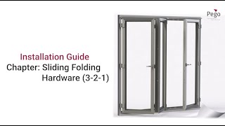 PEGO uPVC Sliding Folding Hardware Installation Guide