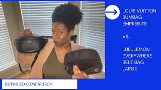 BELT BAG COMPARISON: LOUIS VUITTON BUMBAG VS LULULEMON EVERYWHERE BELT BAG