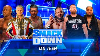 WWE Smackdown Cody Rhodes & CM Punk Vs Solo Sikoa & Dean Ambrose In WWE 2k24 Gameplay