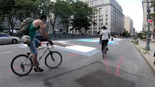 BLM Mural painted in front of the Thurgood Marshall United States Courthouse