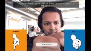 Rock Paper Scissors - Machine Learning Style using Tensor Flow