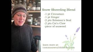 Snow Shoveling Tea