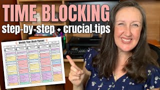 TIME-BLOCKING 101: How to Time Block + BEST Time-Blocking Tips