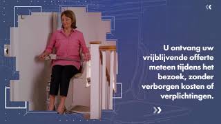 Wist u dat aan het einde van het huisbezoek u een gratis offerte zonder enige verplichting ontvangt?