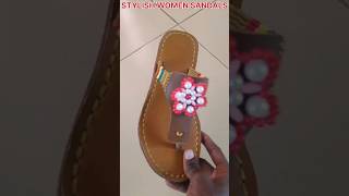 Stylish women's handmade sandals