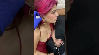 Beautiful Girl Industrial Piercing Ear Piercing 😍🥰😘#beautifulgirl #girlstatus #youtubeshorts