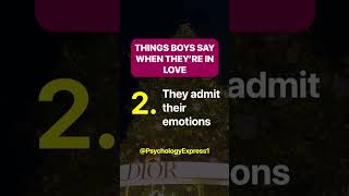 5 Things Boys Say When They’re In Love… 😍 #shorts #boyfacts #relationship #crush