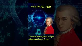 how to BRAIN POWER ? #mozarteffect #mozart #shorts #music