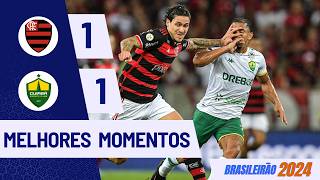 FLAMENGO 1 X 1 CUIABÁ | GOLS E MELHORES MOMENTOS | 15ª RODADA BRASILEIRÃO 2024