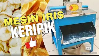 TEST MESIN PENGIRIS BUAT KERIPIK