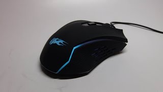 1byone 6 Buttons Optical Gaming Mouse with 4 Adjustable DPI and Rubber Polish Surface