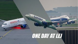 One Day's Plane Spotting at Leipzig/Halle Airport (Germany)