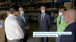 Donacija EU: 86 respiratora i preko 235.000 komada lične zaštitne opreme