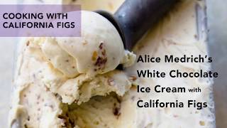 Alice Medrich's White Chocolate and Spiced Fig Ice Cream