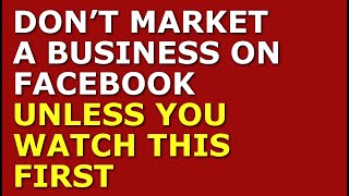 How to Market a Business on Facebook | Marketing Strategies for a Business on Facebook