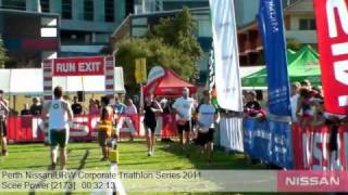 Scee Power 2173 Perth Nissan BRW Corporate Triathlon Series 2011