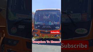 Bangalore To Munnar Kerala Swift Deluxe Air Bus #shorts #bus #buslover #ytshorts