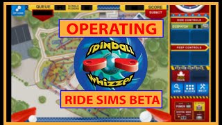 Operating SPINBALL WHIZZER at Alton Towers | Ride Sims BETA