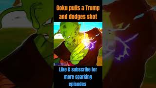 Goku taught Trump Ultra Instincts